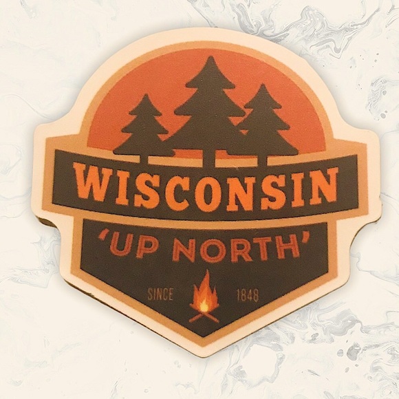 Wisconsin Matte Finish PVC Removable Waterproof Decor Accent St… - Picture 2 of 9